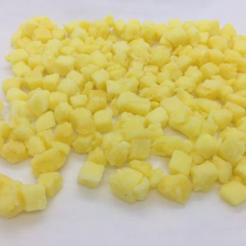 Fruta ultracongelada piña cubos 10mmx10mm Fruta ultracongelada piña cubos 10mmx10mm
