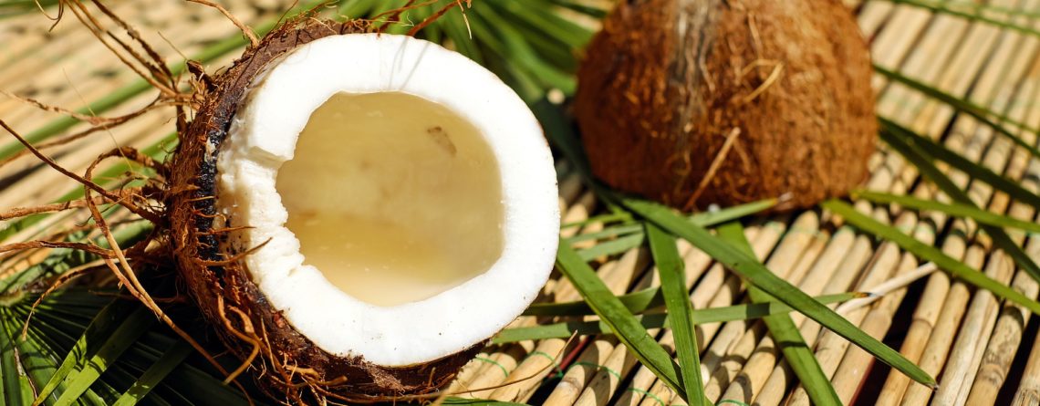 Nuevo puré de coco sin ralladura congelado