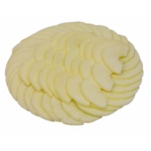 discos de manzana congelados para tartas