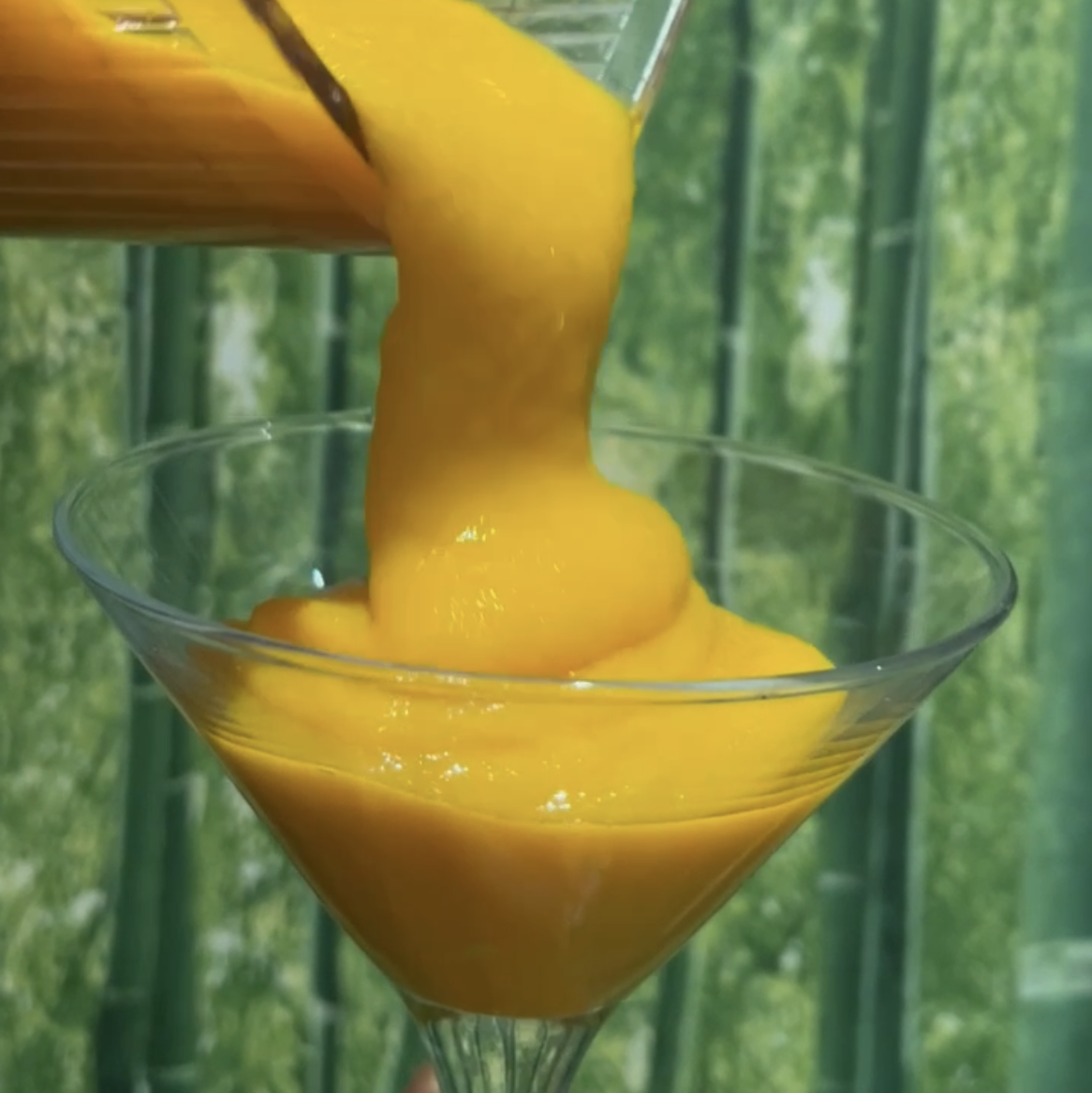 daiquiri con pure de mango congelado