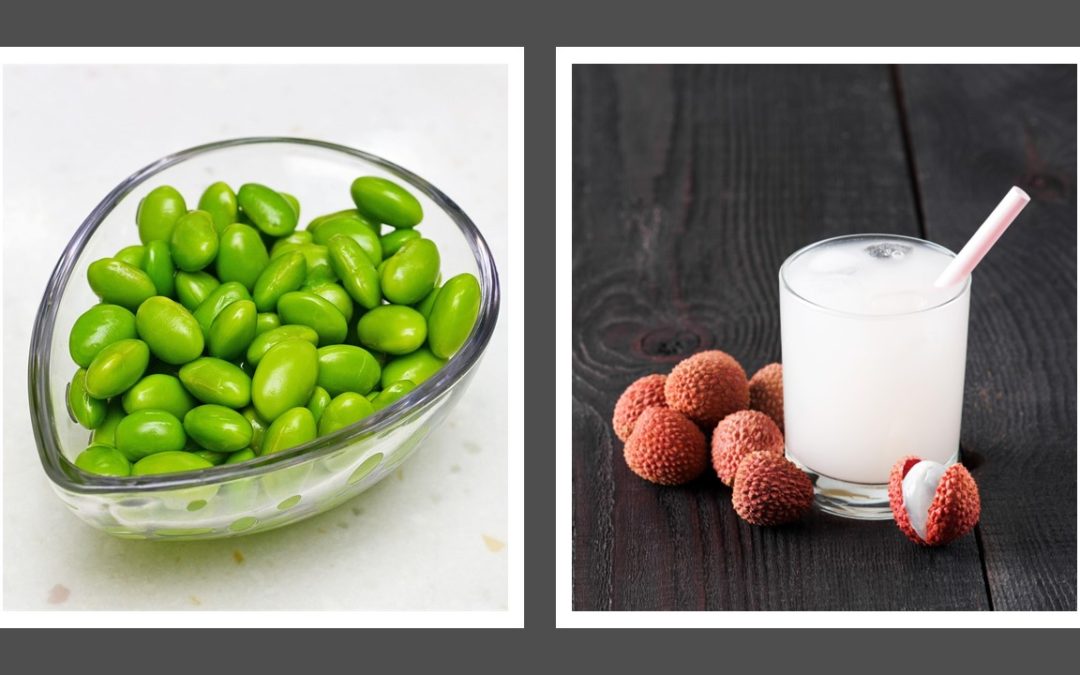 EDAMAME PELADO y PURÉ DE LITCHI, nuevas incorporación a nuestro surtido