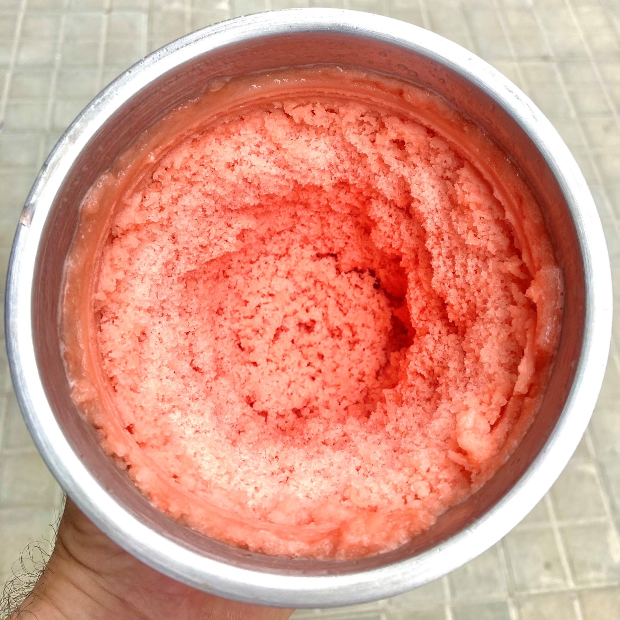 receta granizado sandía